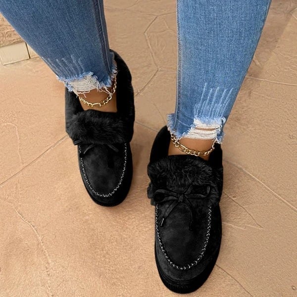 Last Day Promotion 70% OFF - 🔥Women's boots round head thick sole Orthopedic Arch-Support thick warm cotton shoes - oscloudgo