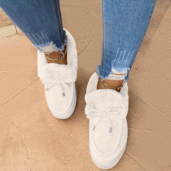 Last Day Promotion 70% OFF - 🔥Women's boots round head thick sole Orthopedic Arch-Support thick warm cotton shoes - oscloudgo