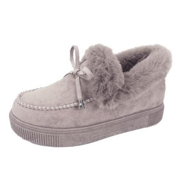 Last Day Promotion 70% OFF - 🔥Women's boots round head thick sole Orthopedic Arch-Support thick warm cotton shoes - oscloudgo