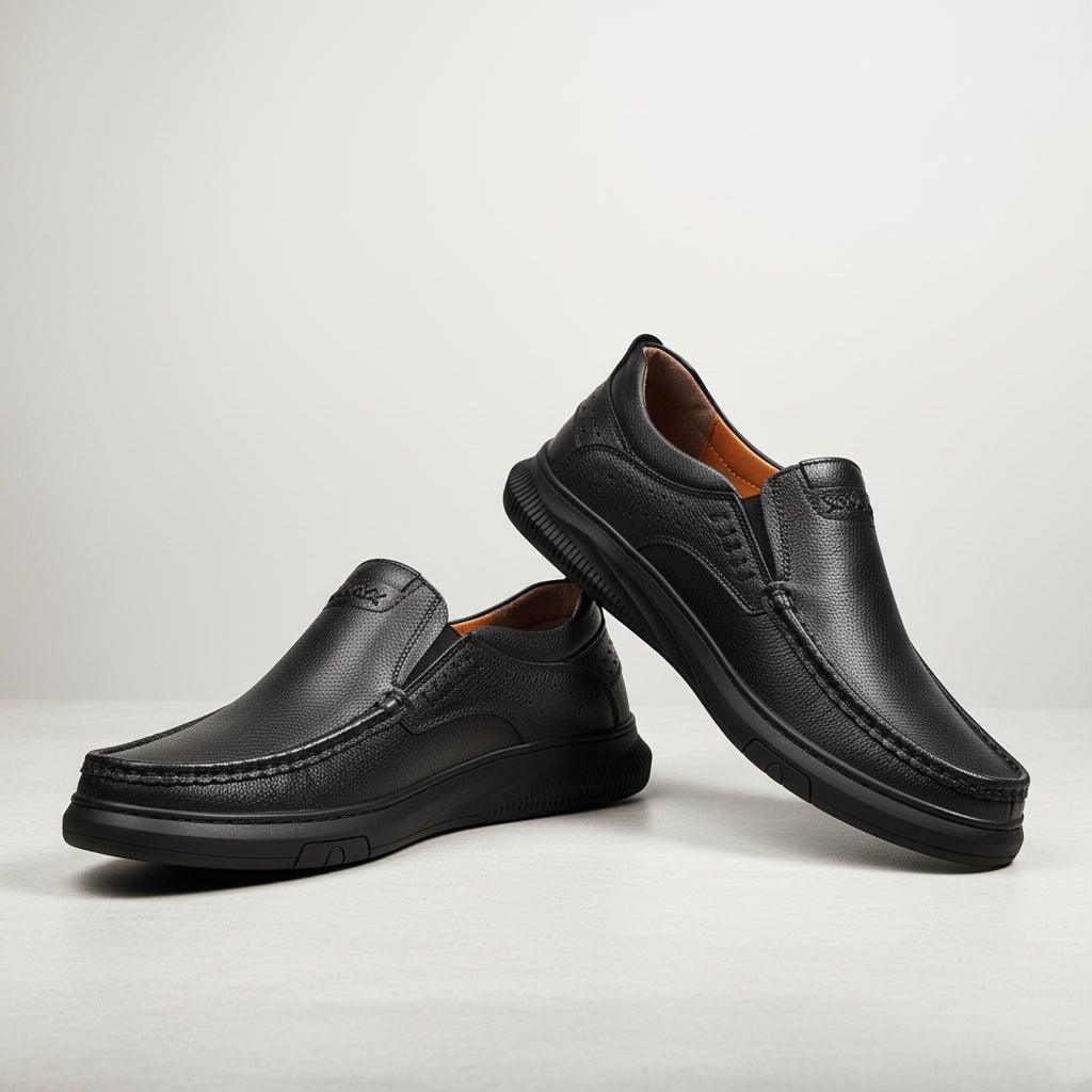 💥Black Friday Deal - 50% OFF⏳Men's Comfortable Casual Pain-Relief  Slip-On Leather Loafers