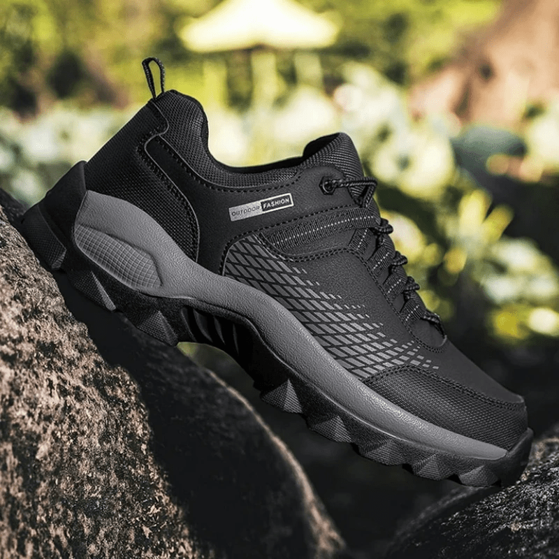 (⏰Limited Time Sale 70% OFF) Men's Wear Resistant Waterproof Non-slip Anti-skid Anti-puncture Hiking Shoes Orthopedic Wide Toe Arch Support Walking Shoes