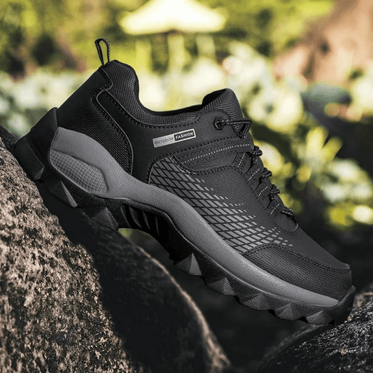 (⏰Limited Time Sale 70% OFF) Men's Wear Resistant Waterproof Non-slip Anti-skid Anti-puncture Hiking Shoes Orthopedic Wide Toe Arch Support Walking Shoes