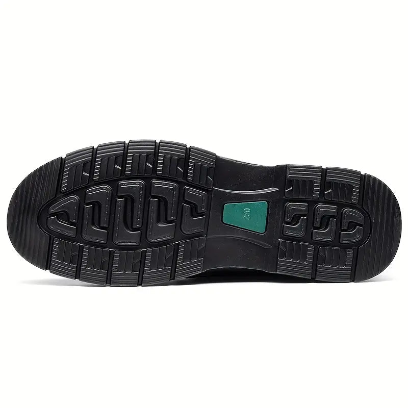 Men's Fuzzy Lining Windproof Waterproof Leather Orthopedic Boots — BUY 2 FREE SHIPPING - oscloudgo