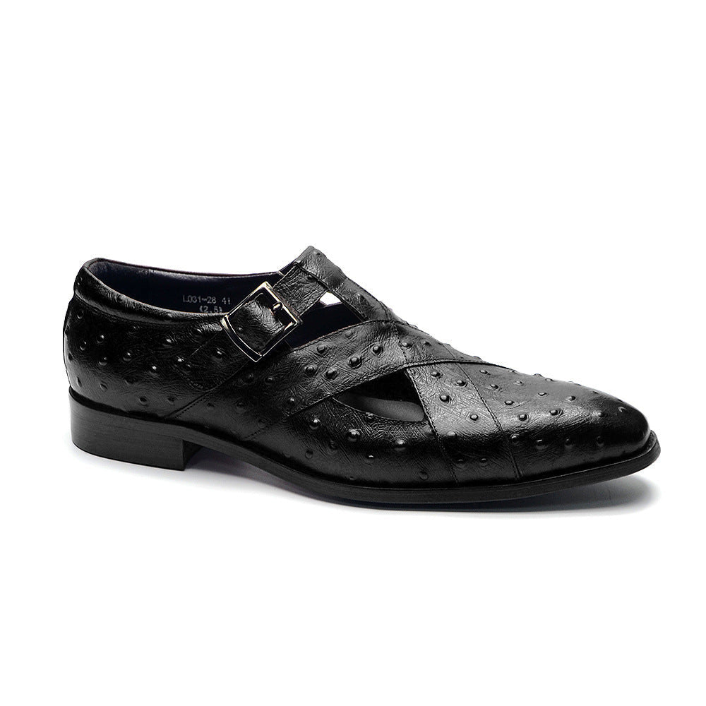Men's outdoor casual leather sandals