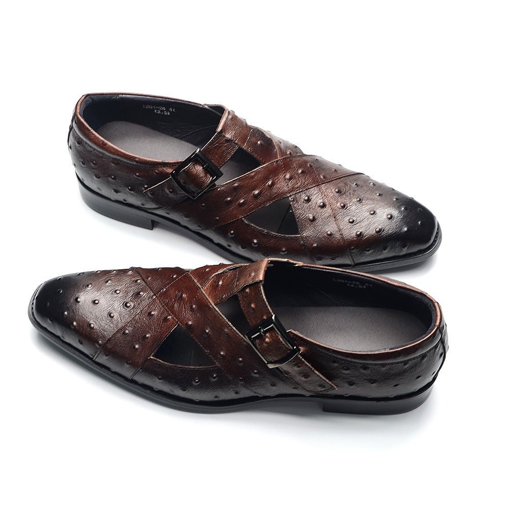 Men's outdoor casual leather sandals