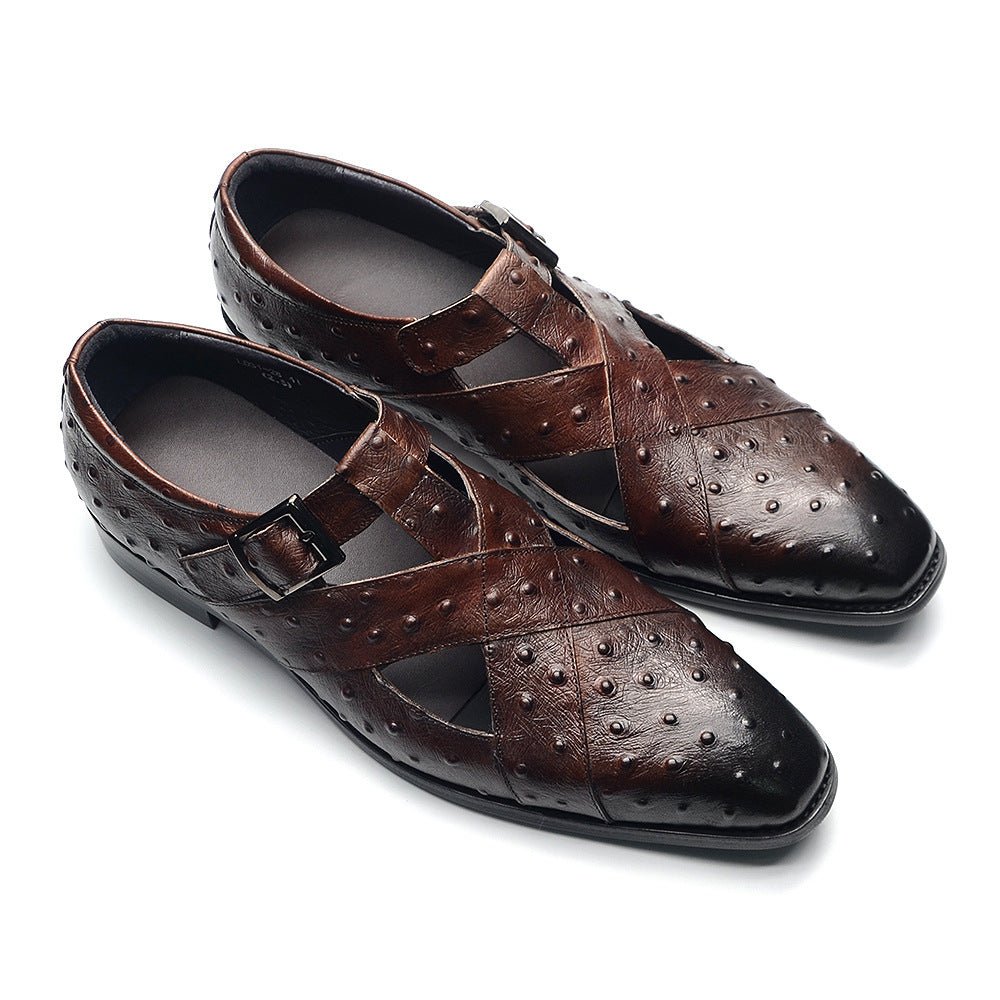 Men's outdoor casual leather sandals