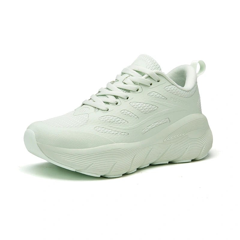 Mint Green Cushioned Running Sneakers – Shock-Absorbing Breathable Shoes for Walking, Running & Everyday Casual Wear (Copy) - oscloudgo