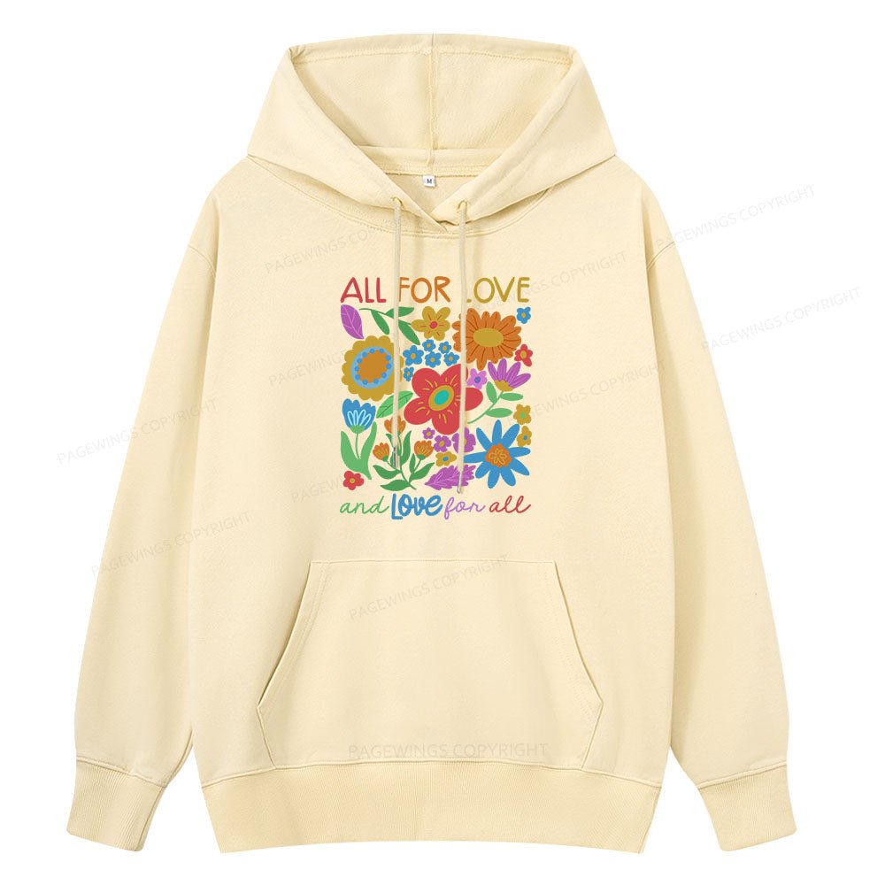 Pagewings All For Love Unisex Classic Hoodie