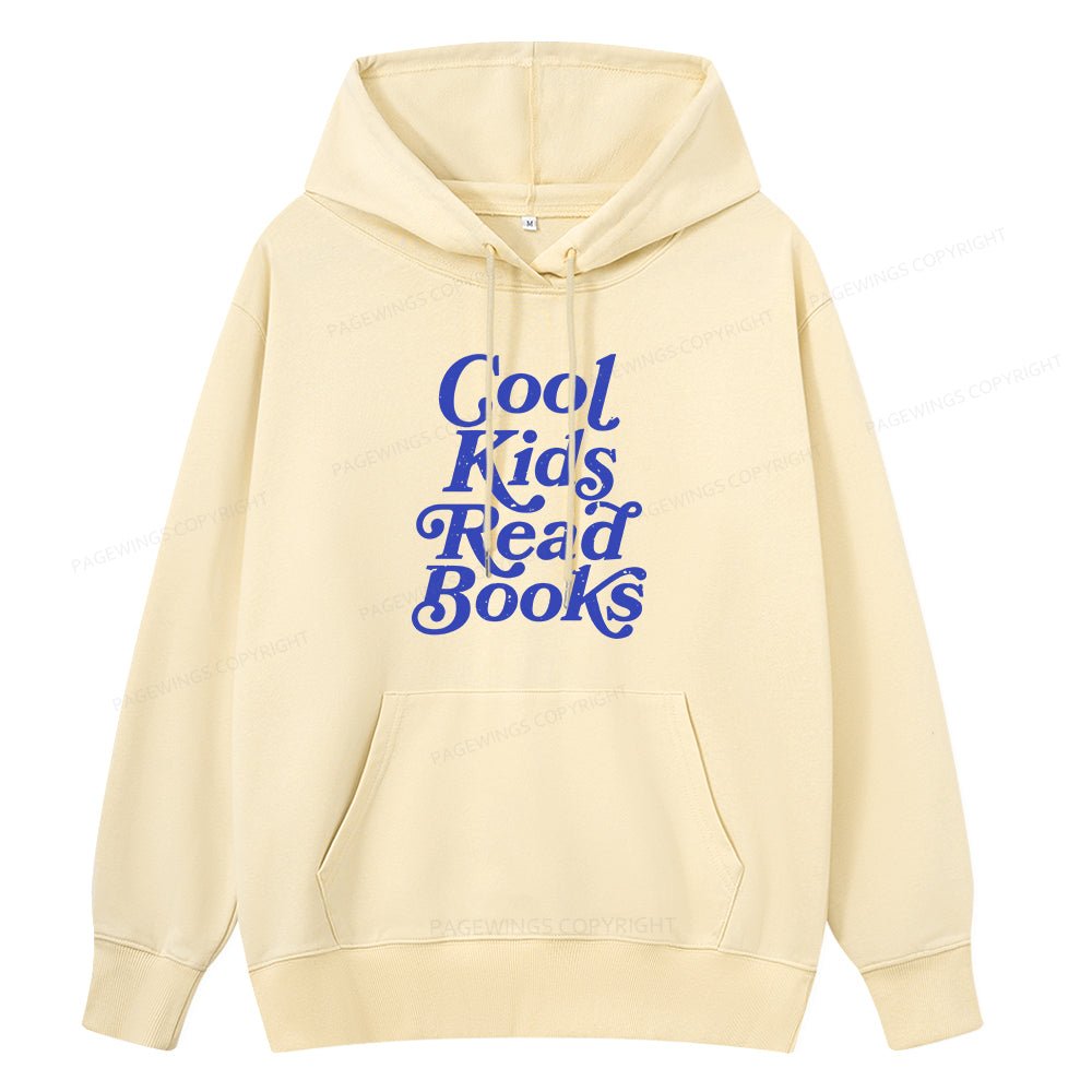 Pagewings Cool Kids Read Books Unisex Classic Hoodie