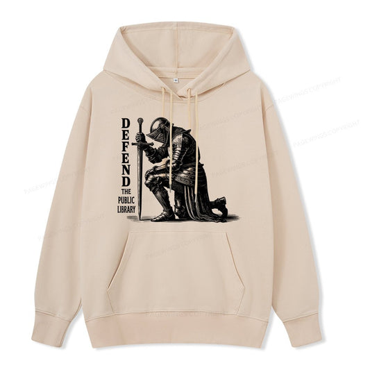 Pagewings Defend the Public Library Unisex Classic Hoodie