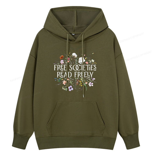 Pagewings Free Societies Read Freely Unisex Classic Hoodie