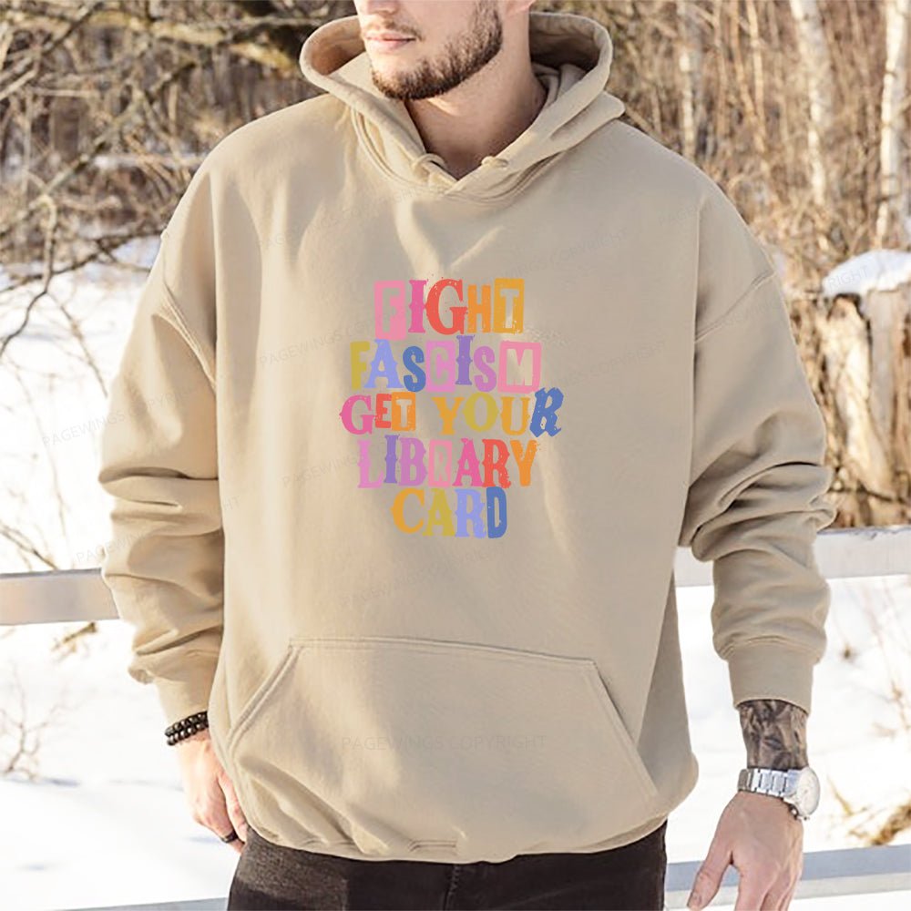 Pagewings Get Your Library Card Unisex Classic Hoodie