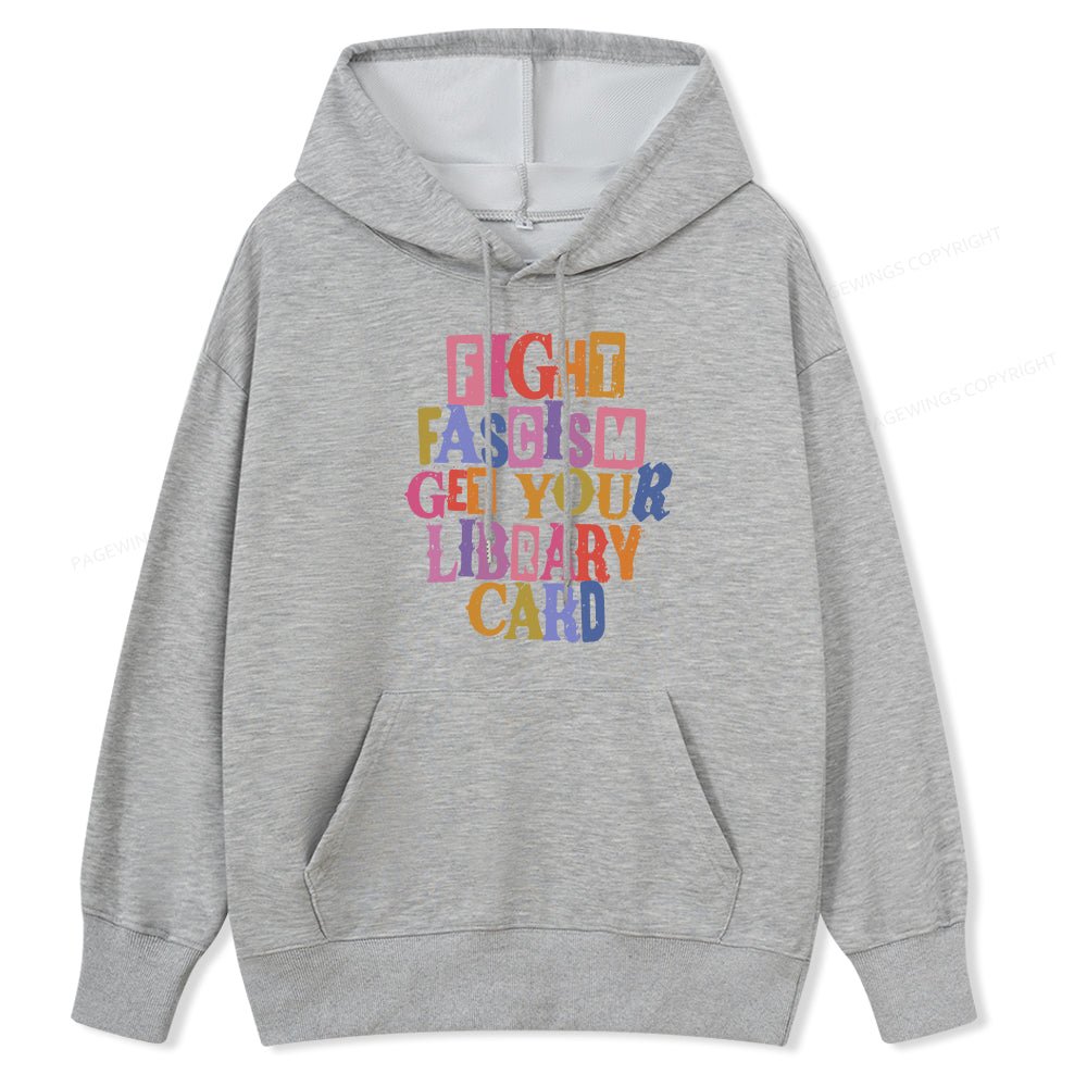 Pagewings Get Your Library Card Unisex Classic Hoodie