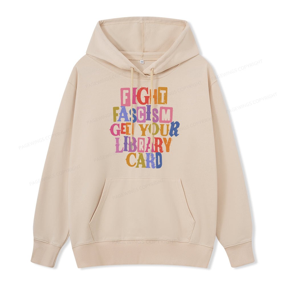 Pagewings Get Your Library Card Unisex Classic Hoodie