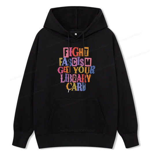 Pagewings Get Your Library Card Unisex Classic Hoodie