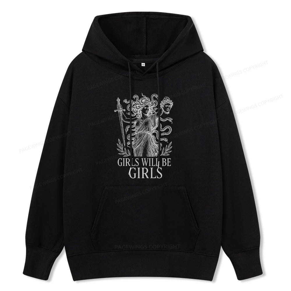 Pagewings Girls Will Be Girls Unisex Classic Hoodie