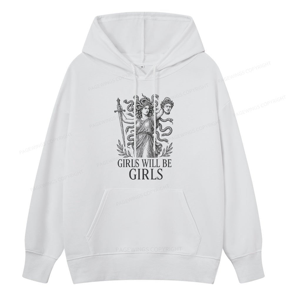 Pagewings Girls Will Be Girls Unisex Classic Hoodie