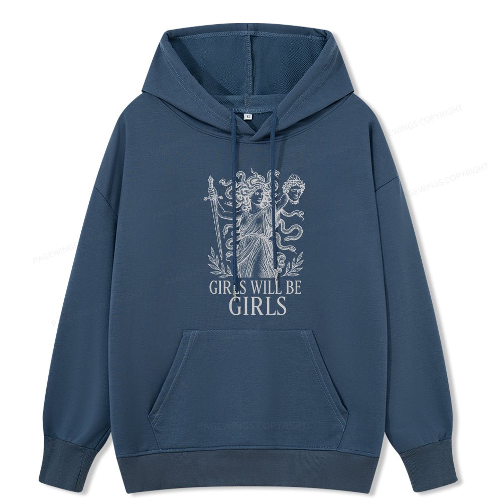 Pagewings Girls Will Be Girls Unisex Classic Hoodie