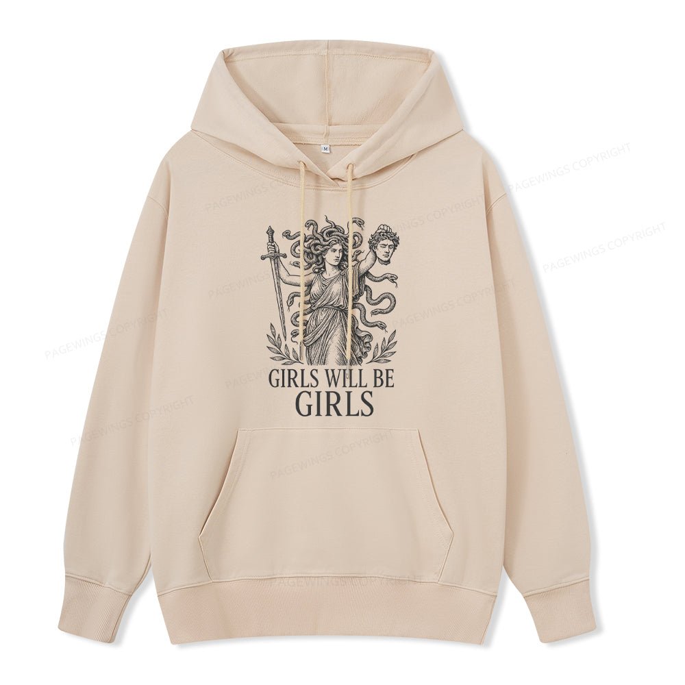 Pagewings Girls Will Be Girls Unisex Classic Hoodie