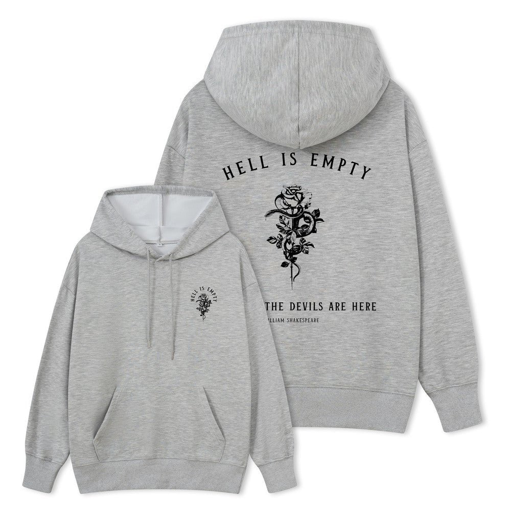 Pagewings Hell Is Empty And All The Devils Are Here Unisex Classic Hoodie