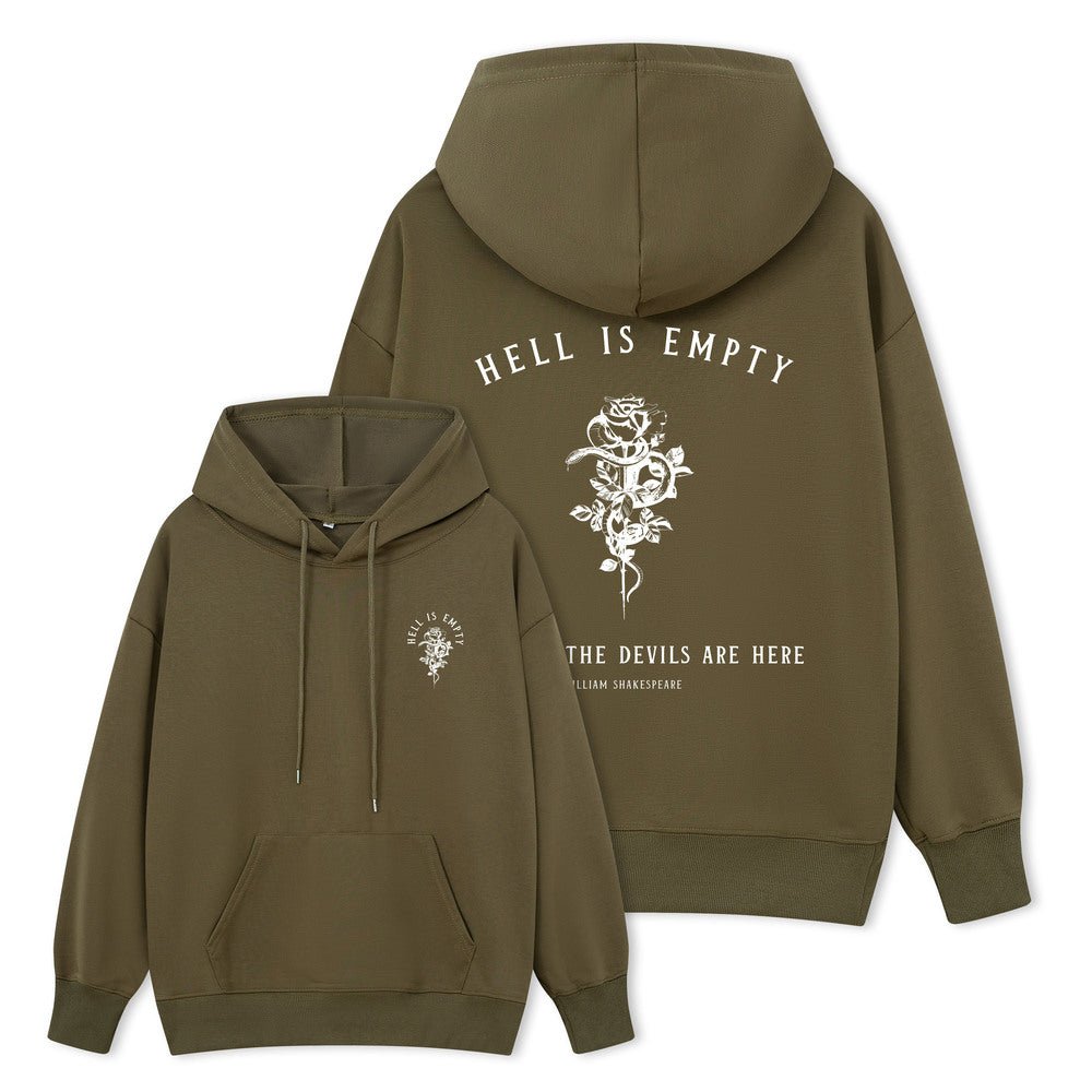 Pagewings Hell Is Empty And All The Devils Are Here Unisex Classic Hoodie