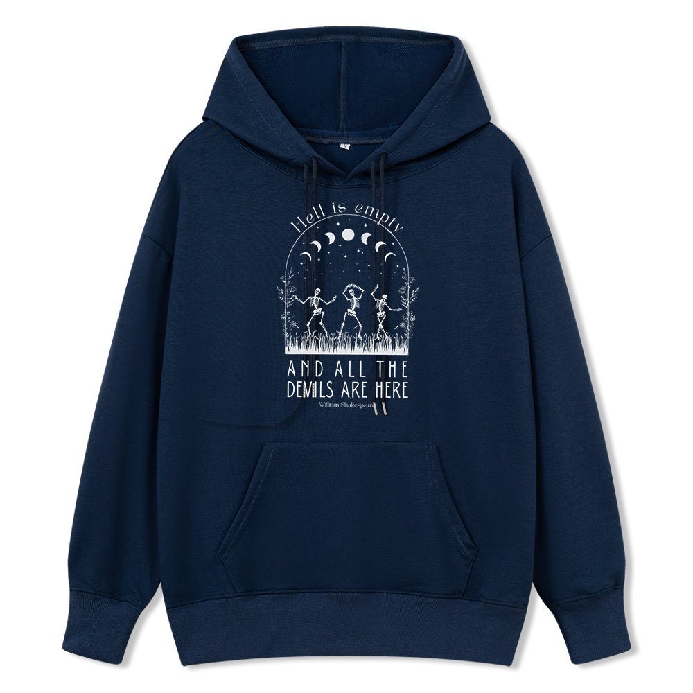 Pagewings Hell is Empty and all the Devils are Here Unisex Classic Hoodie