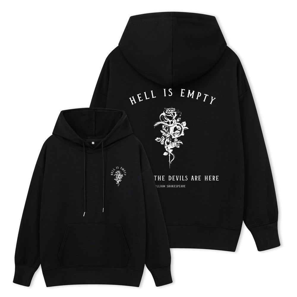 Pagewings Hell Is Empty And All The Devils Are Here Unisex Classic Hoodie