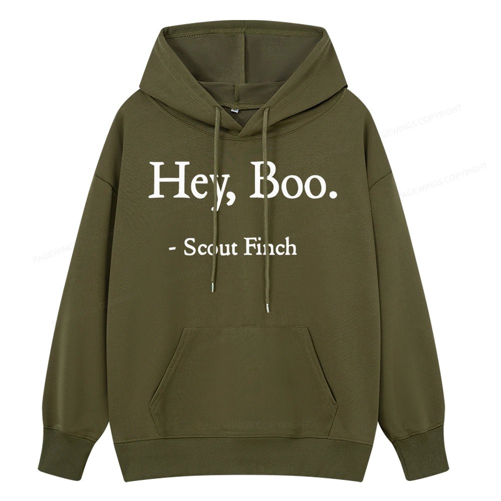 Pagewings HEY BOO Unise Classic Hoodie