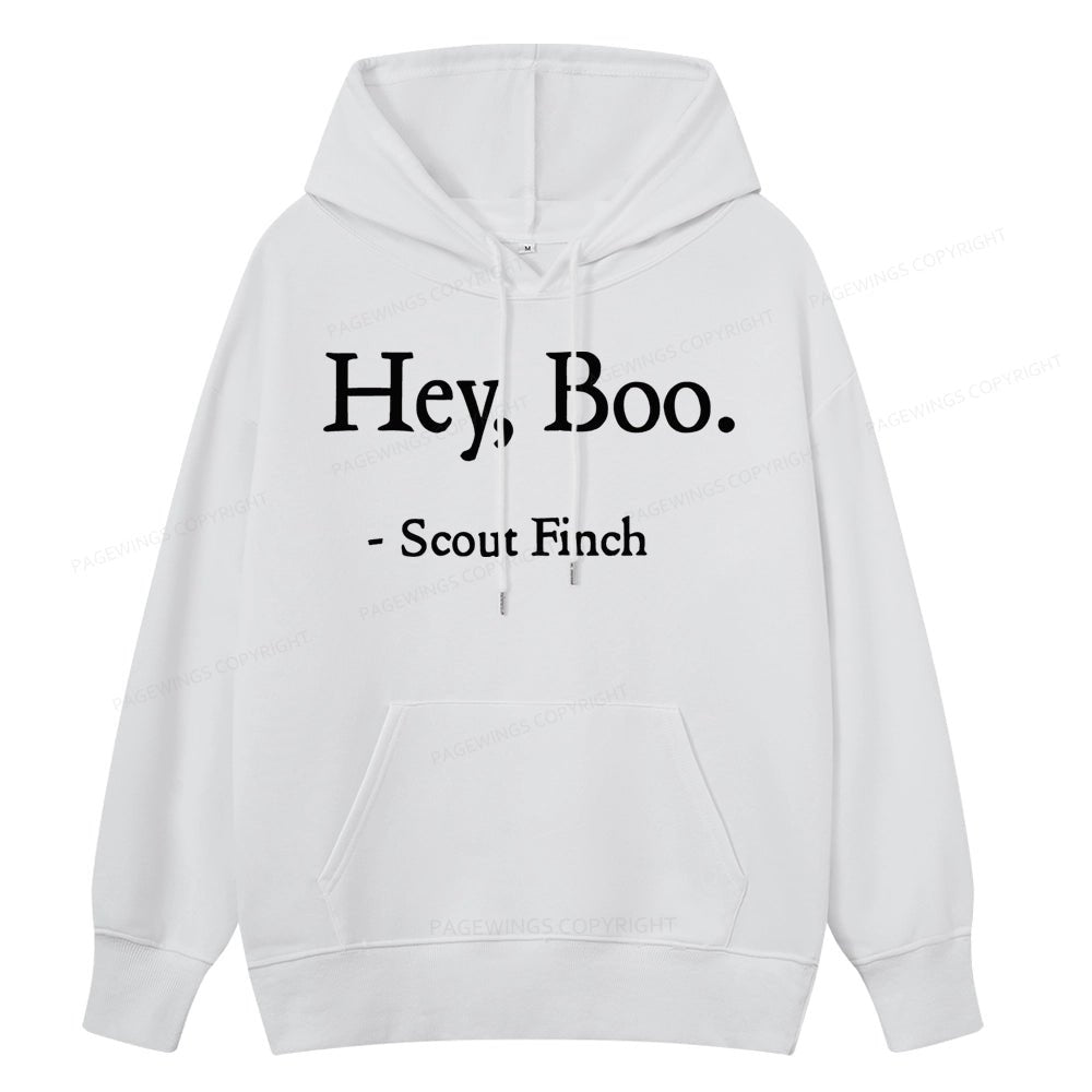Pagewings HEY BOO Unise Classic Hoodie