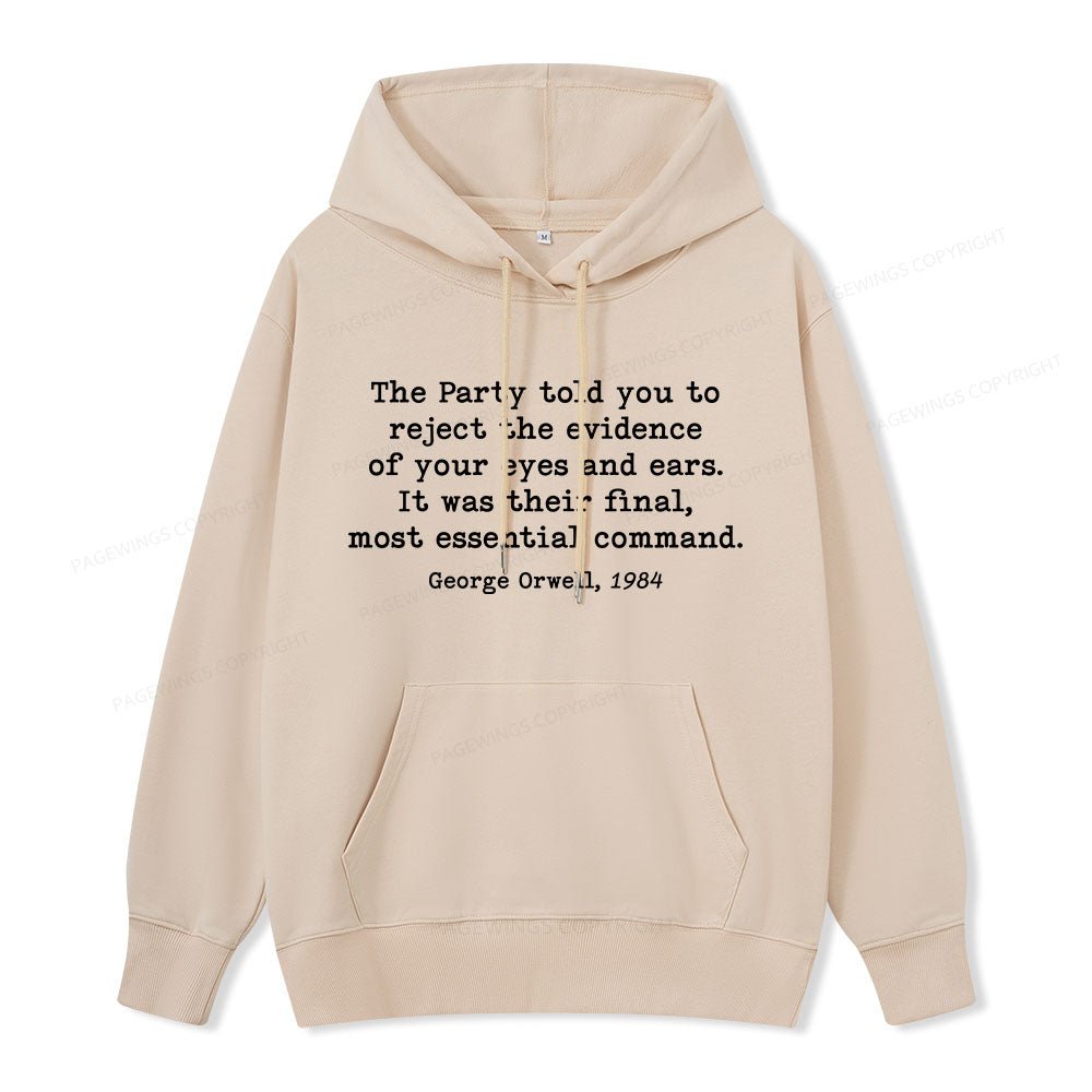 Pagewings It Was Their Final Most Essential Command Unisex Classic Hoodie
