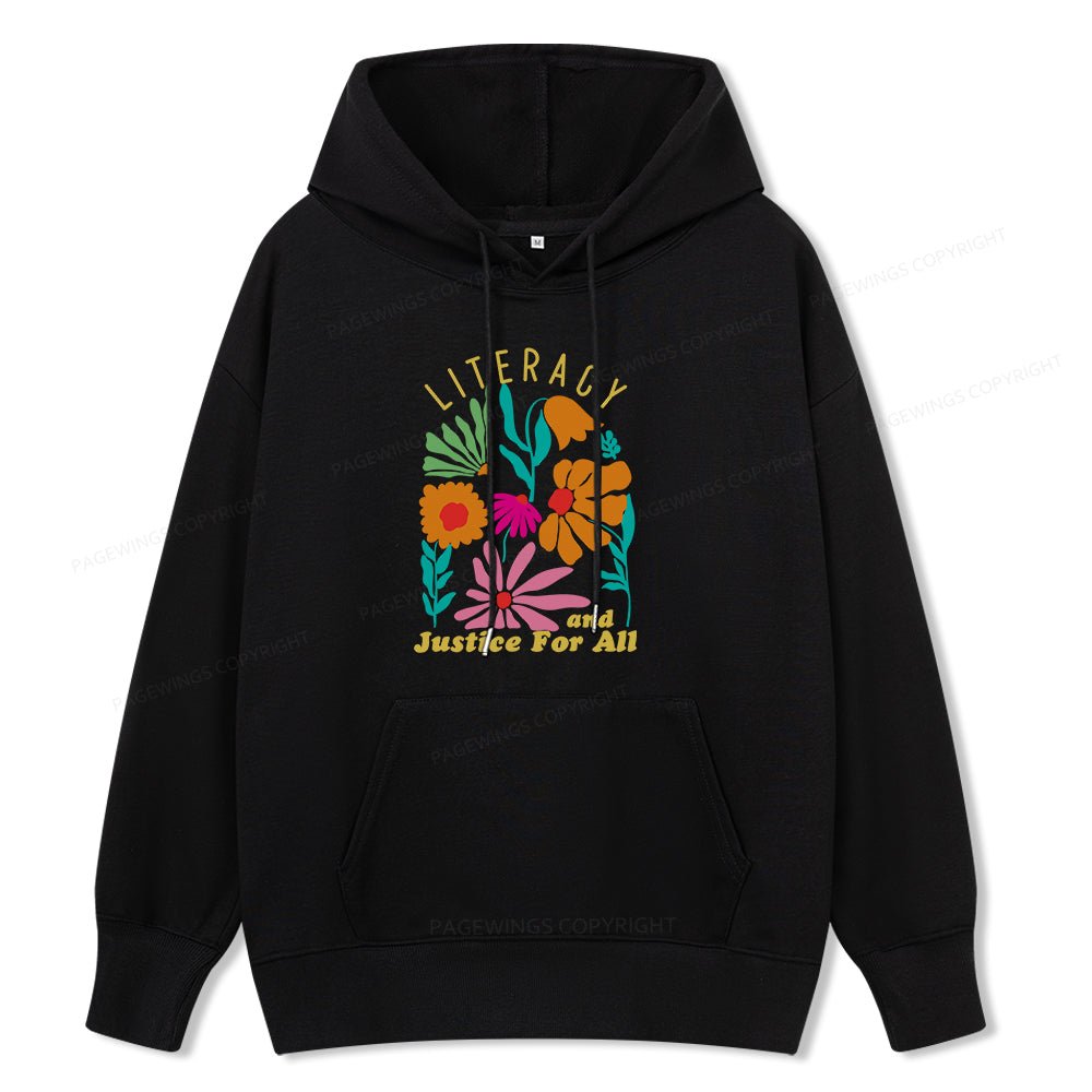 Pagewings Literacy And Justice Unisex Classic Hoodie