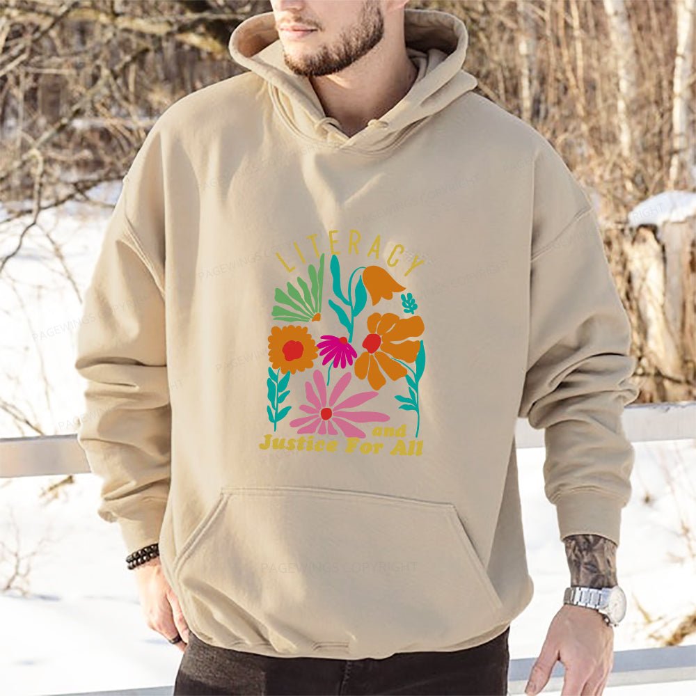 Pagewings Literacy And Justice Unisex Classic Hoodie