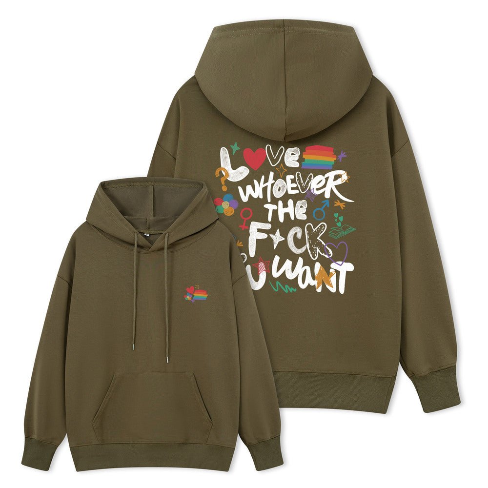 Pagewings Love Whoever The F*ck You Want Unisex Classic Hoodie
