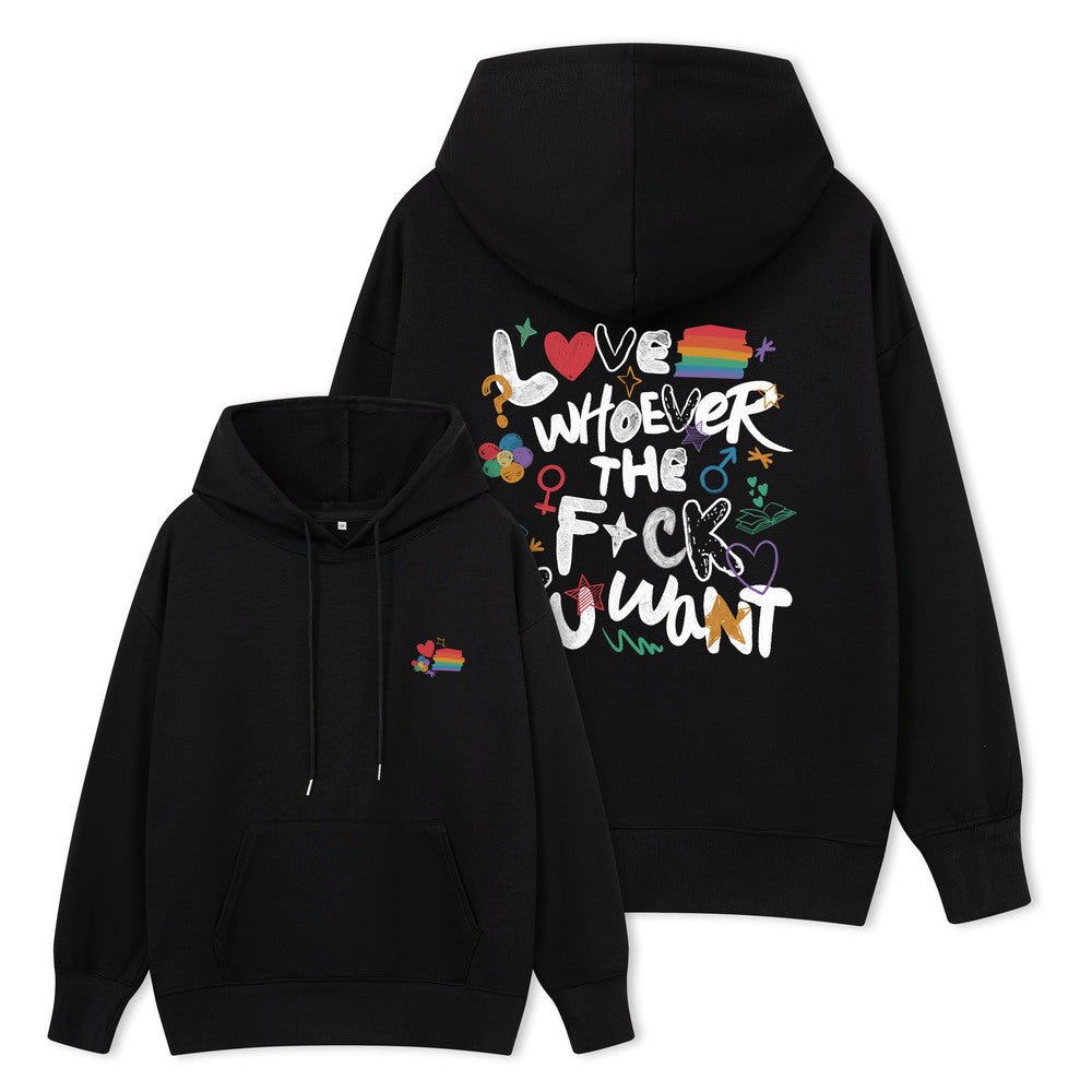 Pagewings Love Whoever The F*ck You Want Unisex Classic Hoodie