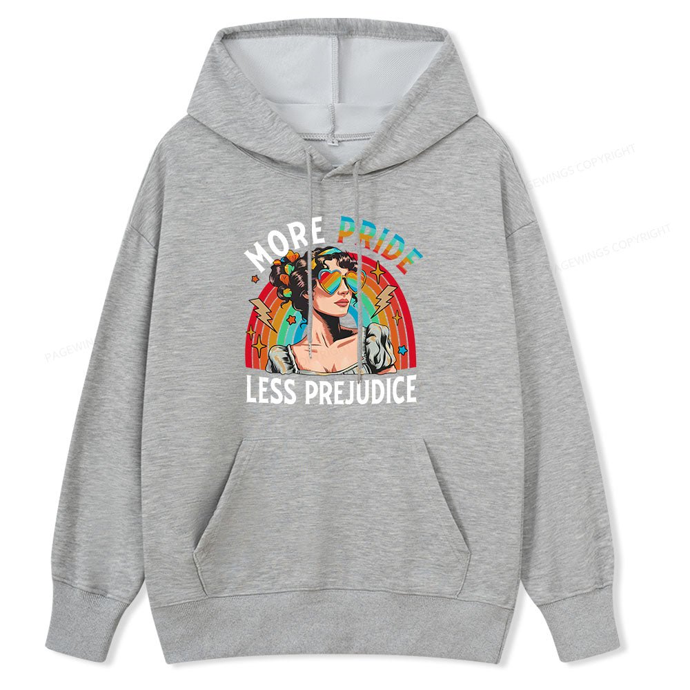 Pagewings More Pride Less Prejudice Unisex Classic Hoodie