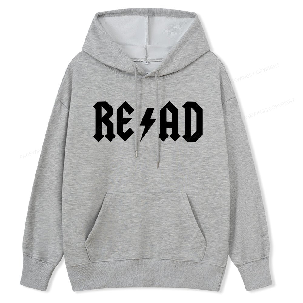 Pagewings Read Back In The Library "rock And Roll Unisex Classic Hoodie