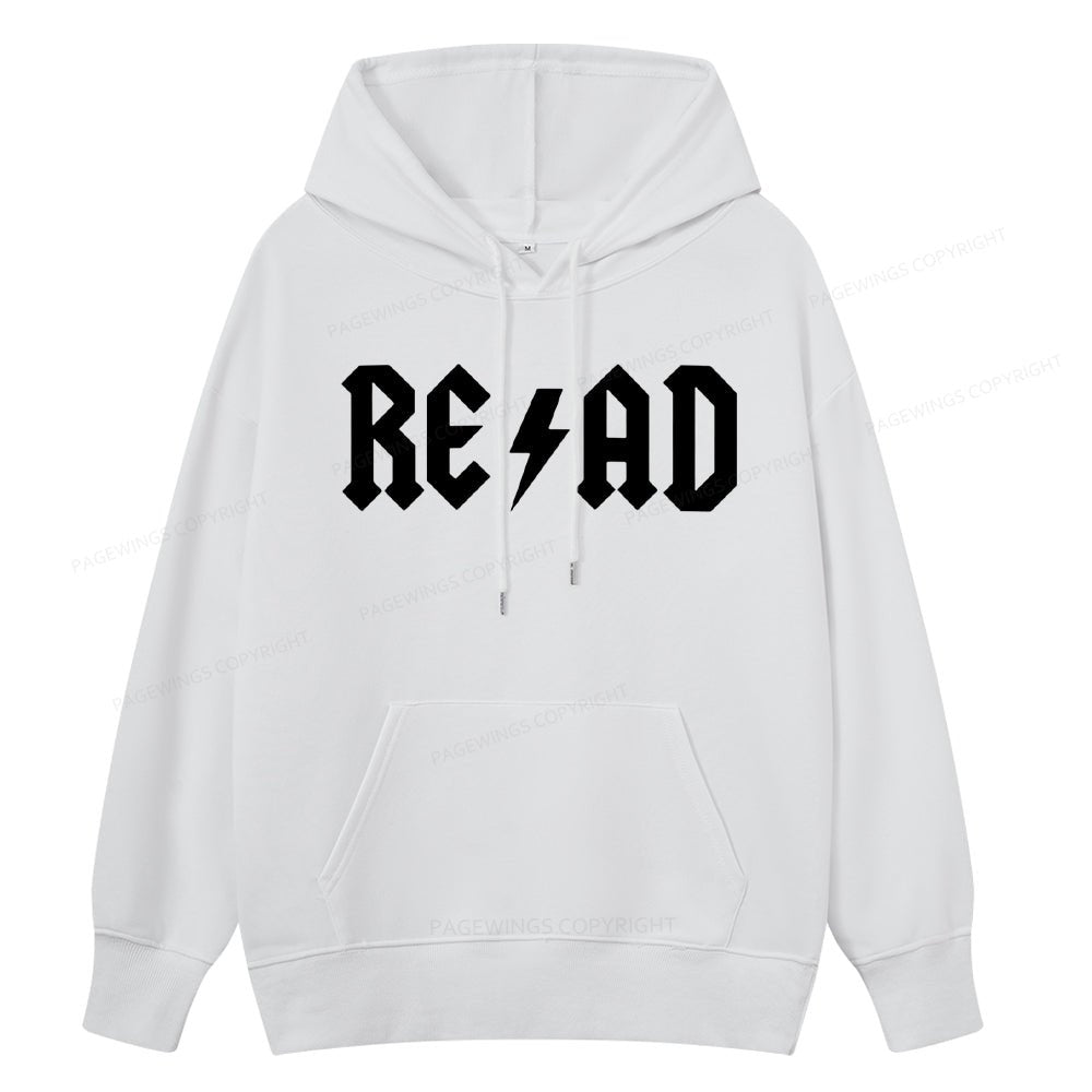 Pagewings Read Back In The Library "rock And Roll Unisex Classic Hoodie