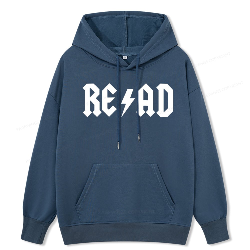 Pagewings Read Back In The Library "rock And Roll Unisex Classic Hoodie
