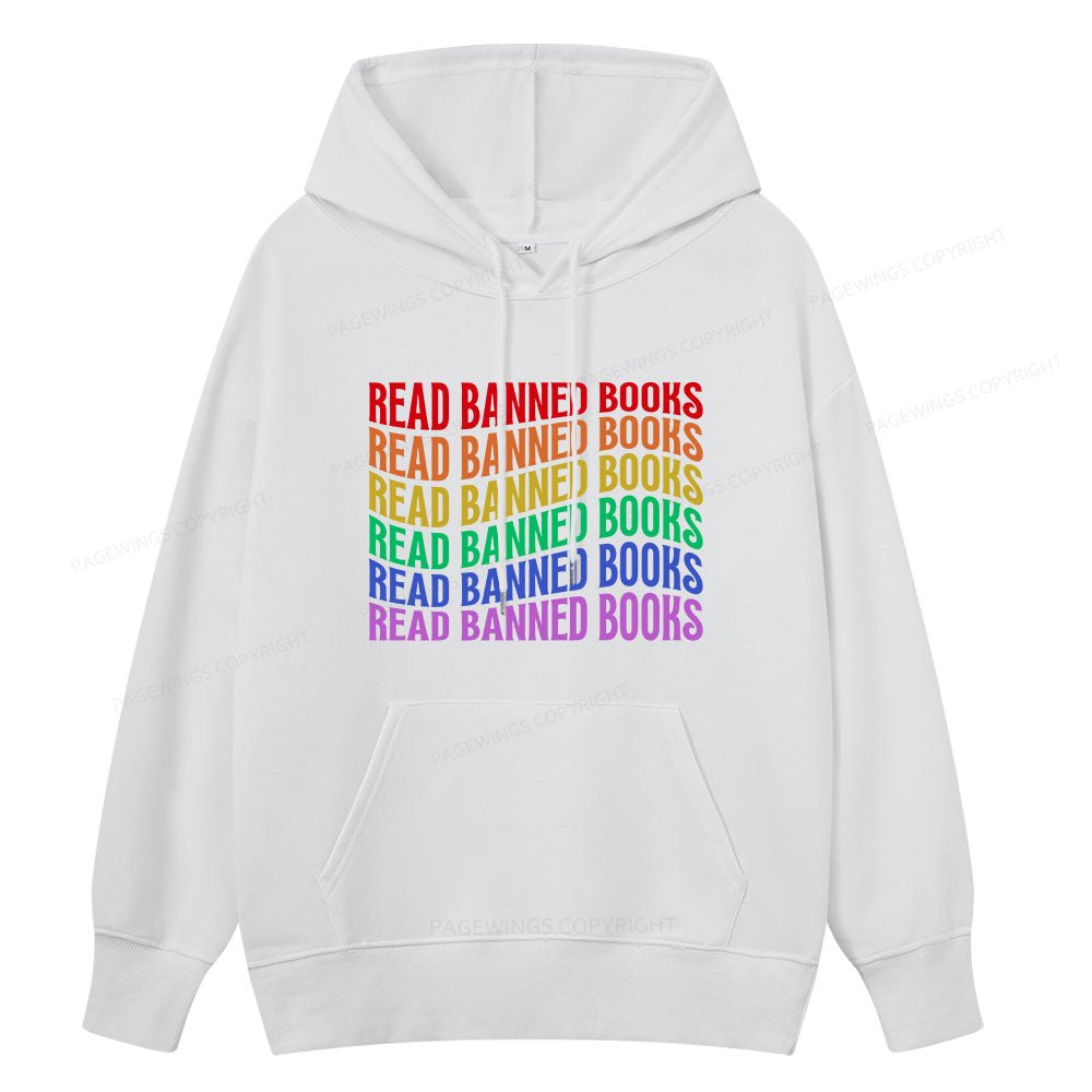 Pagewings Read Banned Books Unisex Classic Hoodie