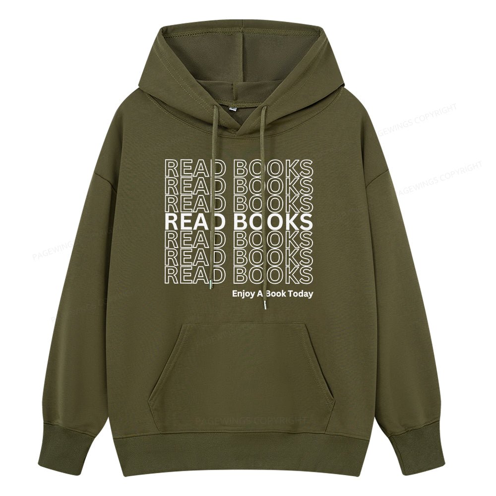 Pagewings Read Books Librarian Unisex Classic Hoodie