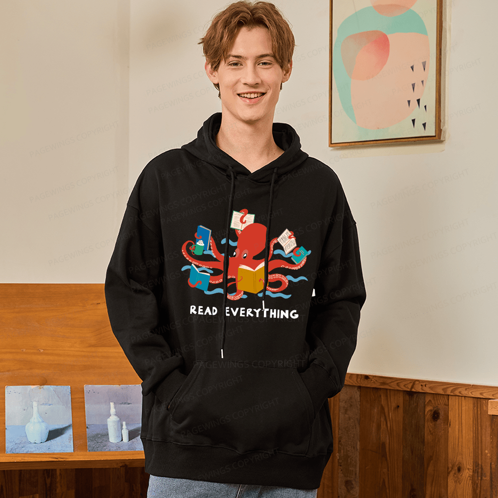 Pagewings Read Everything Unisex Classic Hoodie