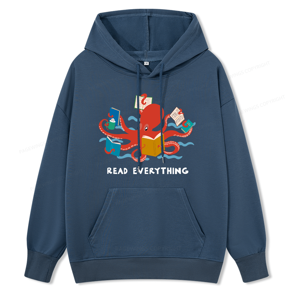 Pagewings Read Everything Unisex Classic Hoodie