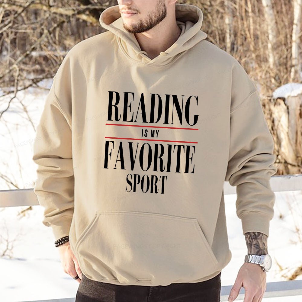 Pagewings Reading Is My Favorite Sport Unisex Classic Hoodie