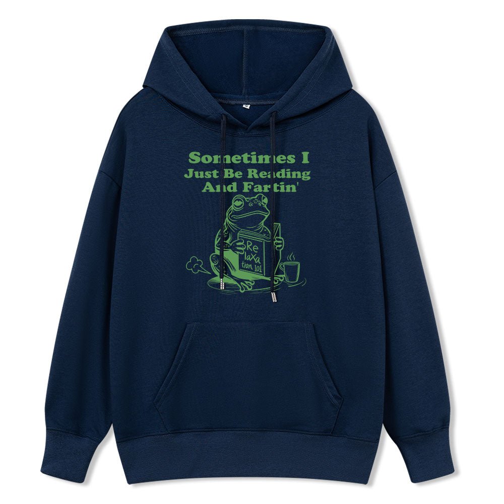 Pagewings Sometimes I Just Be Reading and Fartin Unisex Classic Hoodie