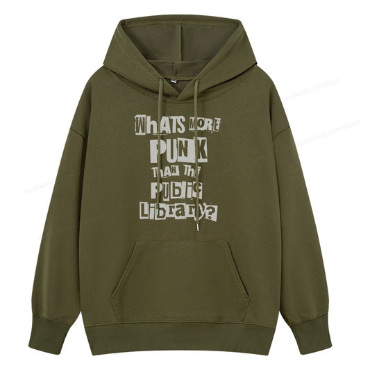 Pagewings What's More Punk Than The Public Library Unisex Classic Hoodie
