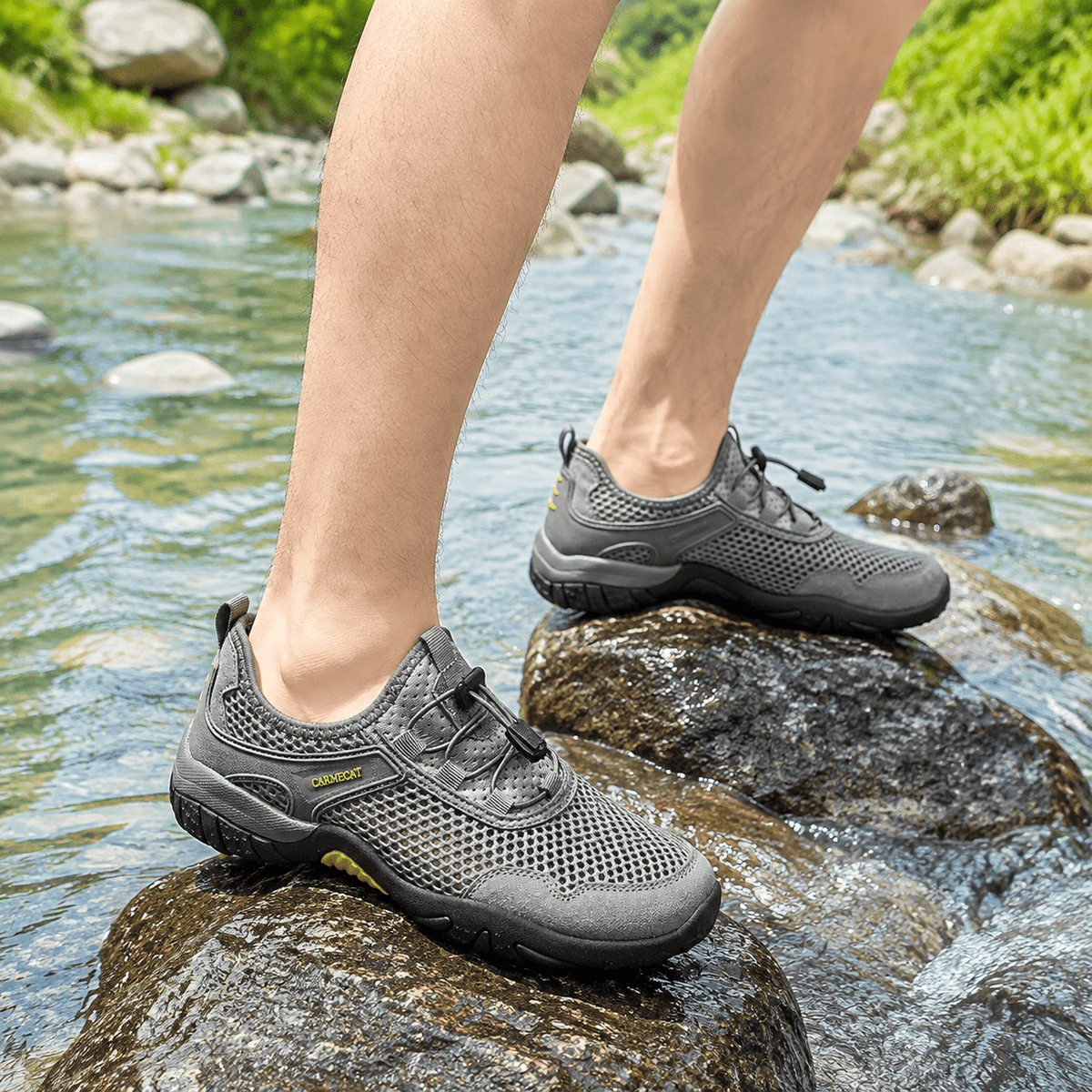 Men's Lightweight Walking Shoes – Breathable Comfort Sneakers Built for All-Day Adventures
