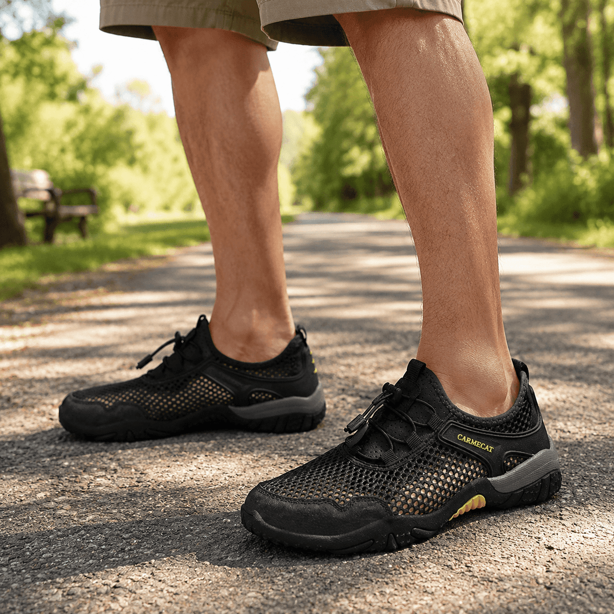 Men's Lightweight Walking Shoes – Breathable Comfort Sneakers Built for All-Day Adventures