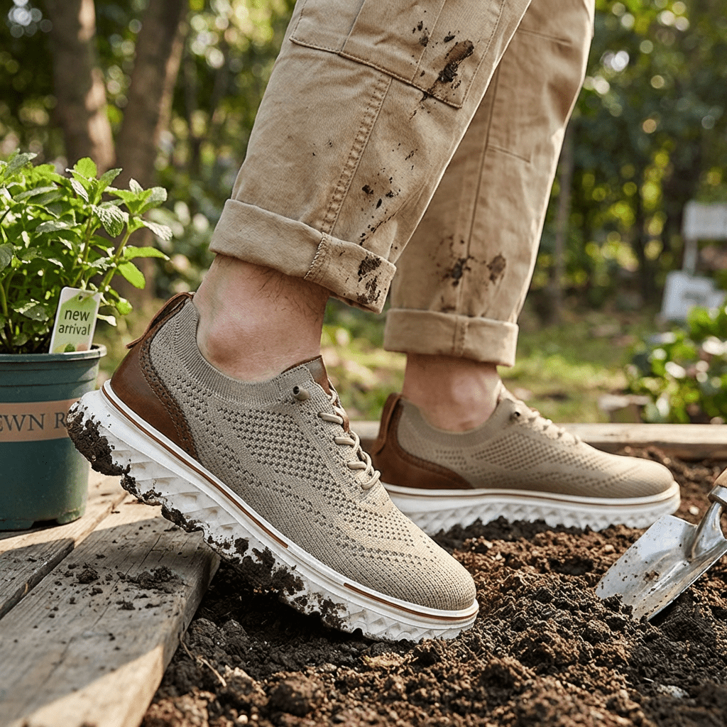 Men's hands-free casual walking shoes