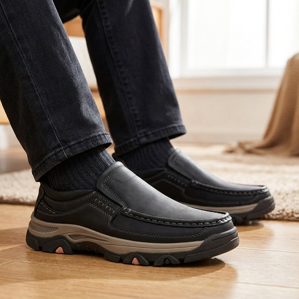 ⏰Promotion 50% OFF - Men’s Orthopedic Supportive Wide-Fit Casual Slip-On Loafers