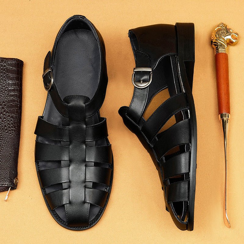[Copy][Copy]Summer Fashion Genuine Leather Casual Men's Sandals